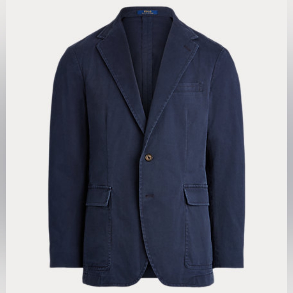 Polo Ralph Lauren Unconstructed suit jacket. Size:XXL color: nautical ink.
